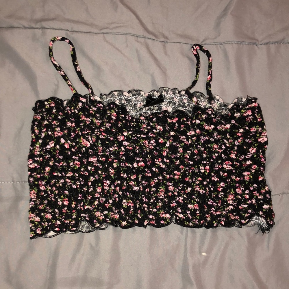 Floral crop top